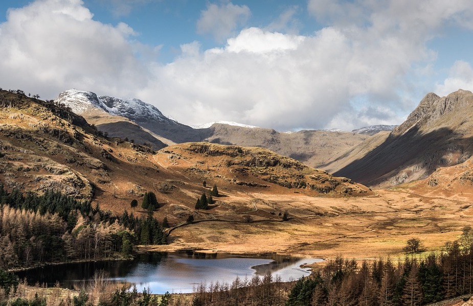 A photo of the Lake District in February