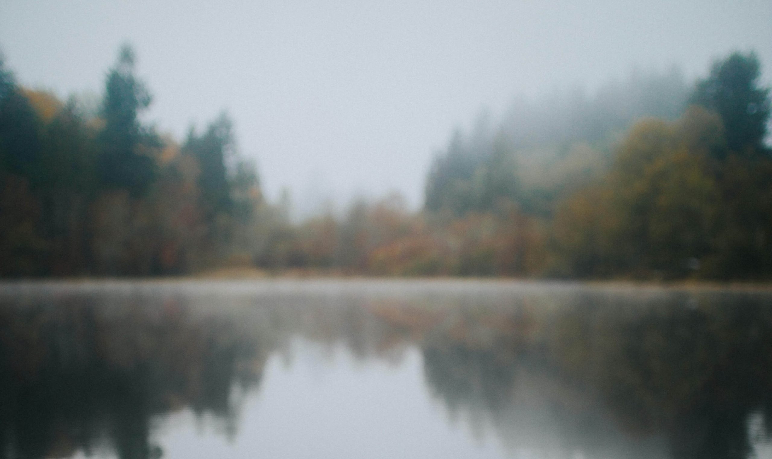 Autumnal Cumbrian Lake Scene